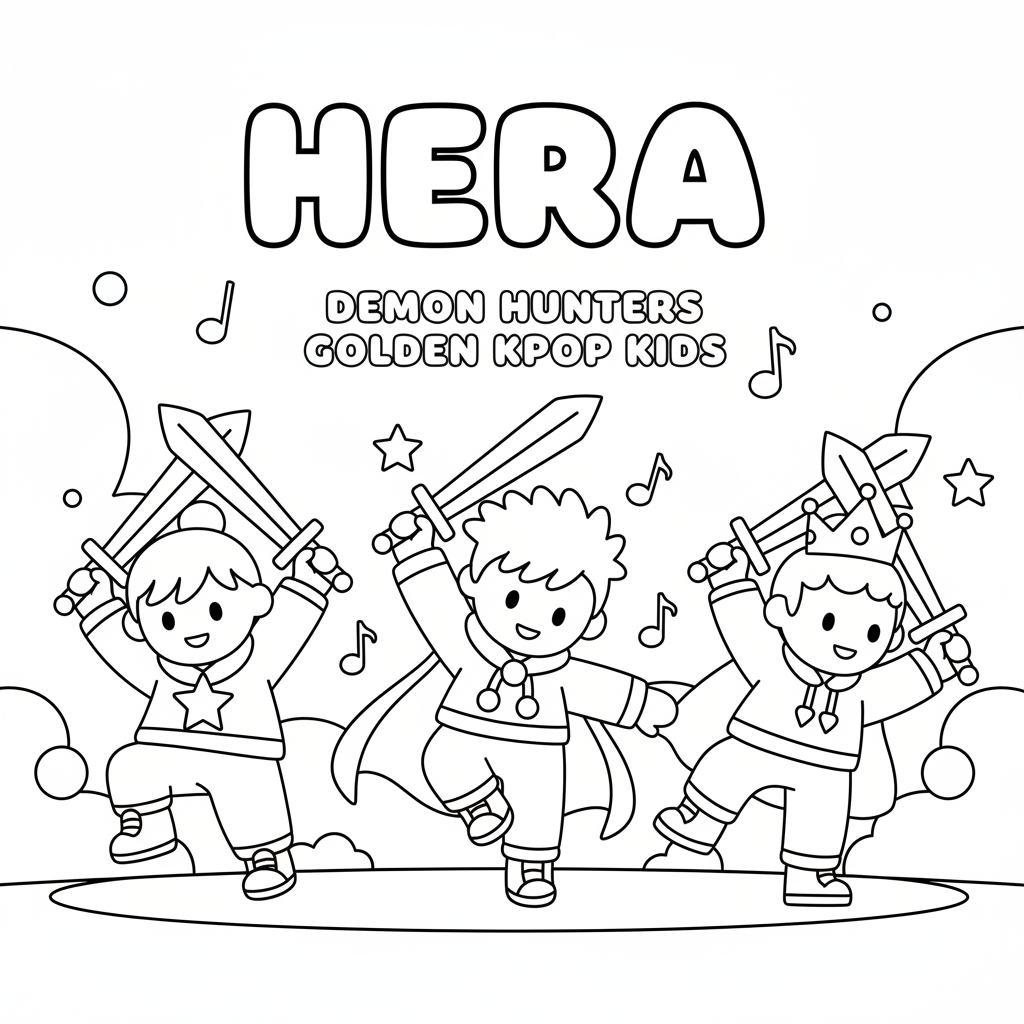 Hera: K-Pop Kids & Demon Hunters Dance Party