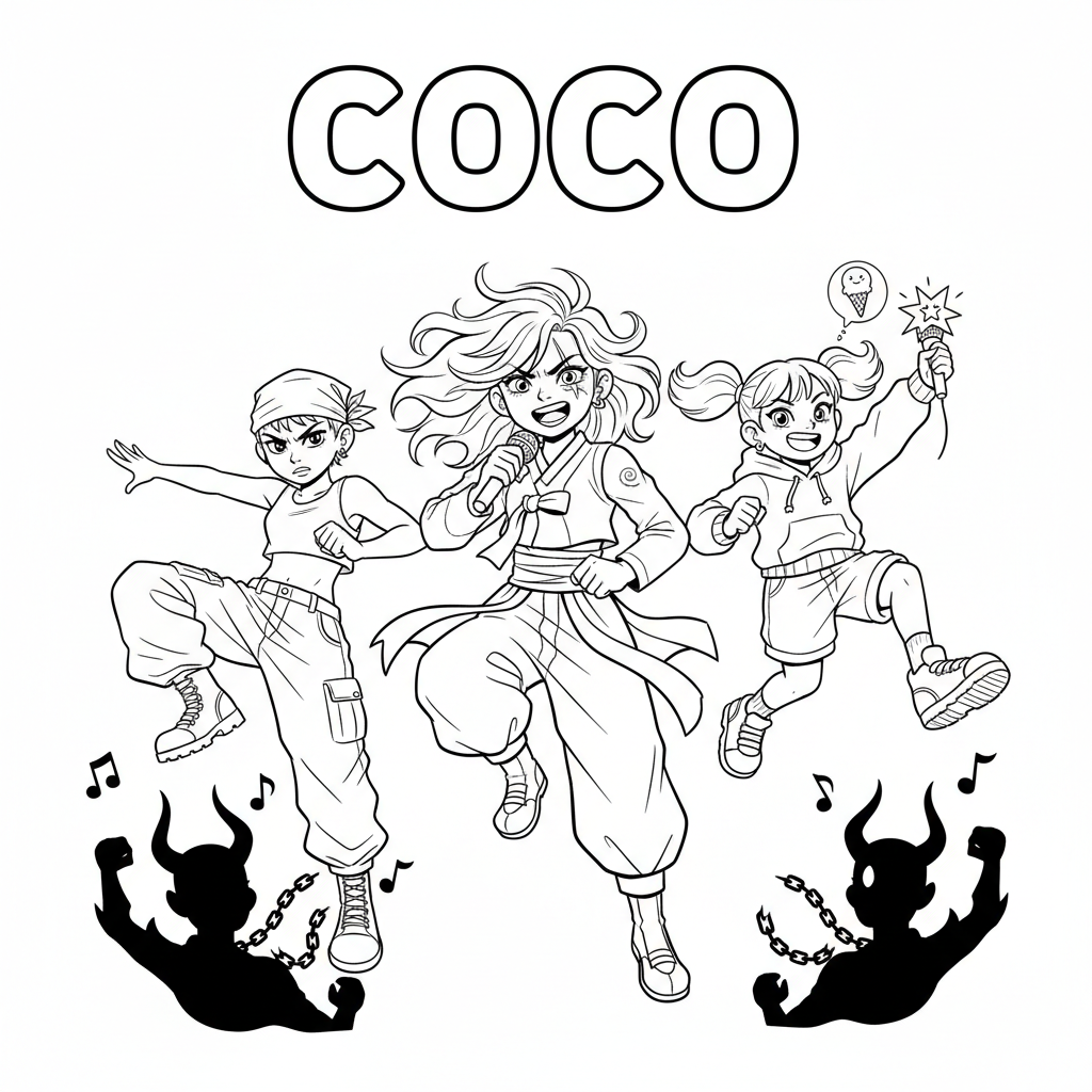 Coco's Korean Girl Band: Demon Hunters Unleashed