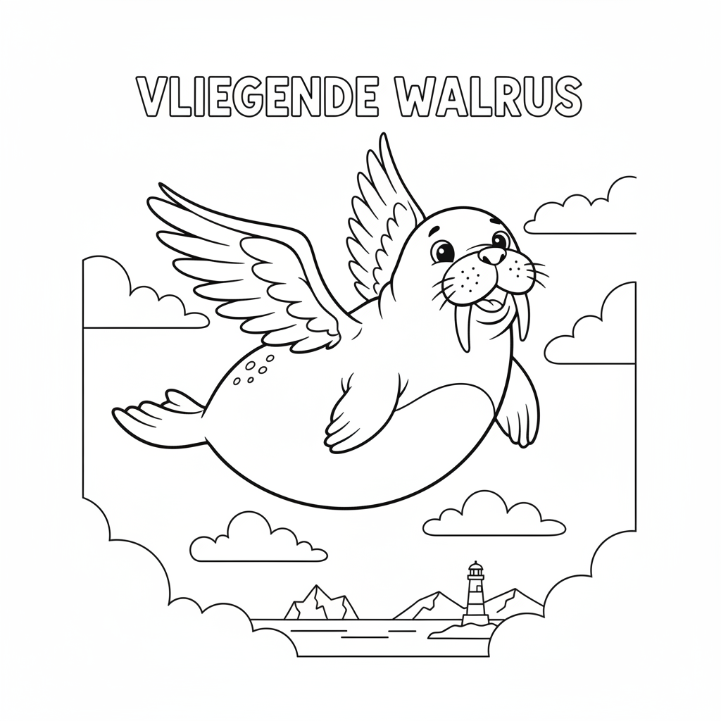 Vliegende Walrus - Kleurrijke Avonturen in de Lucht