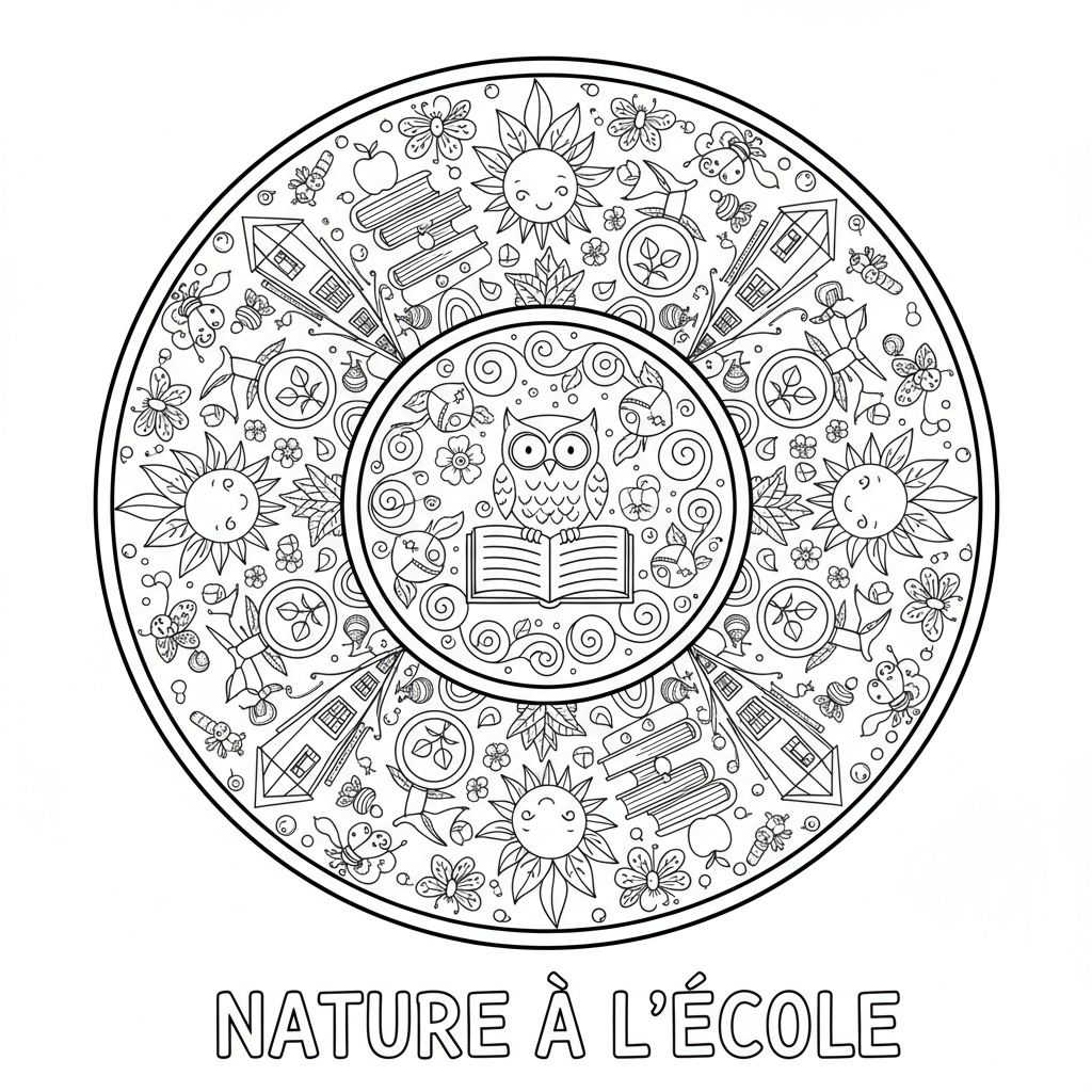 Magical Mandala Nature in School