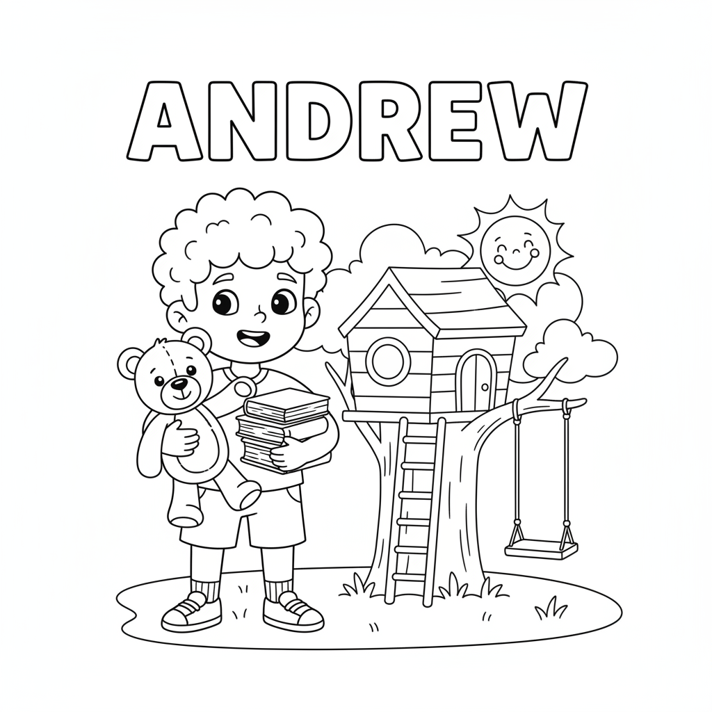 Adventurous Andrew in a Colorful World